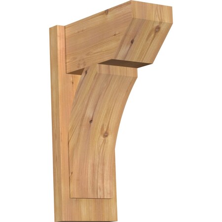 Ekena Millwork Thorton Slat Smooth Outlooker, Western Red Cedar, 7 1/2"W x 14"D x 22"H OUT08X14X22THR06SWR